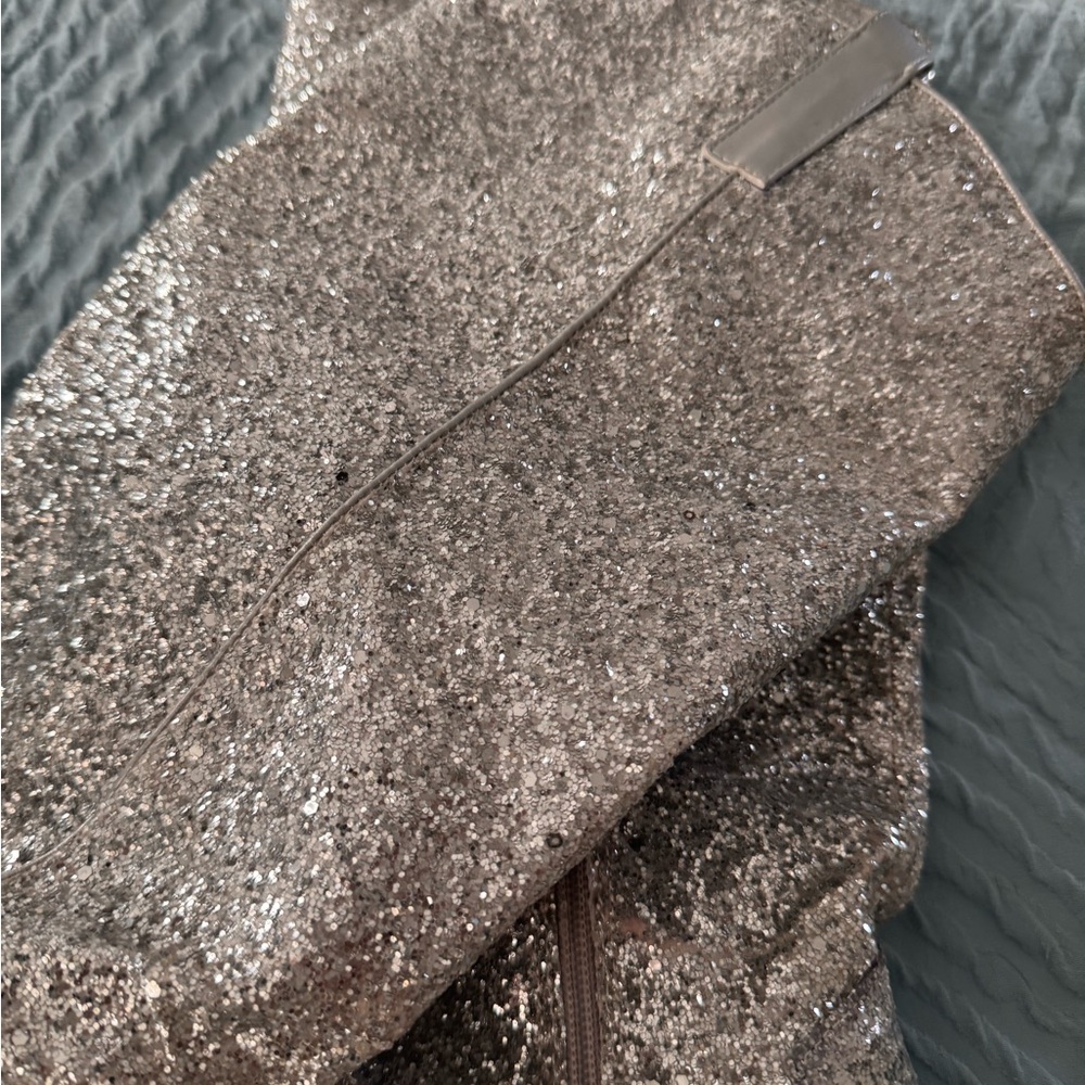 Silver Glittery Clutch